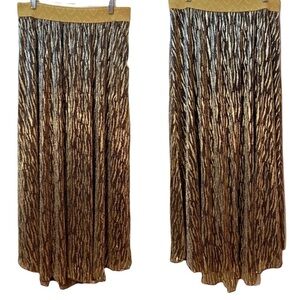 LuLaRoe Lucy Metallic High Waisted Maxi Skirt Small